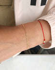 Box Shimmer Chain Bracelet