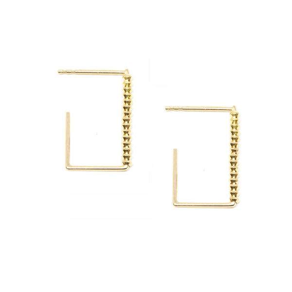 Shimmer Rectangular Earrings