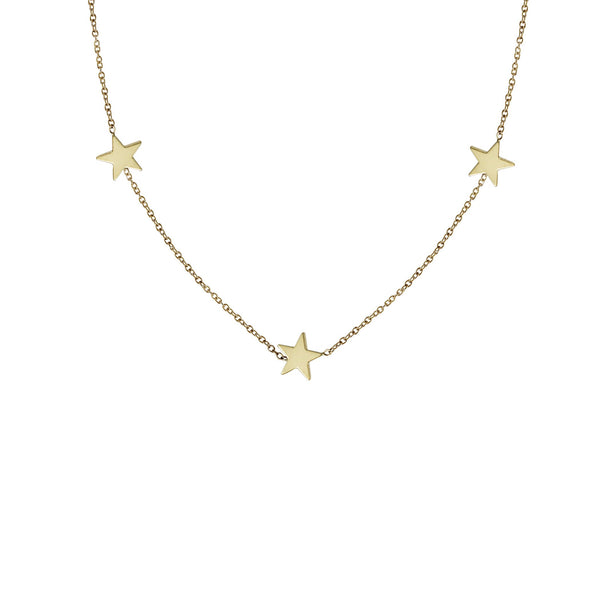 Triple Star Necklace