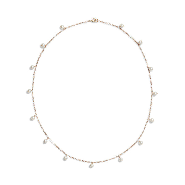 Baby Pearl Station Necklace