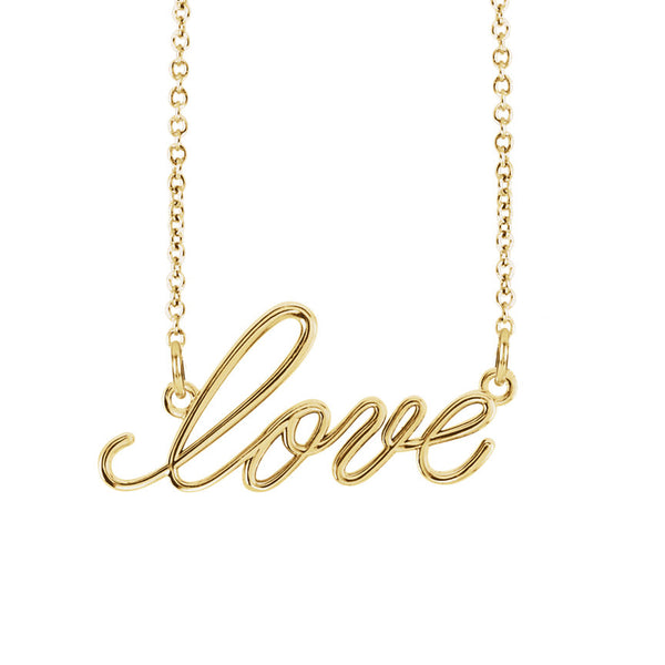 Love Pendant Necklace