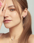 Pearl Spiral Earrings