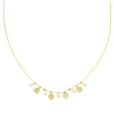 Pearl Gold Confetti Necklace