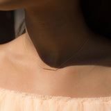 18K Shimmer Line Necklace